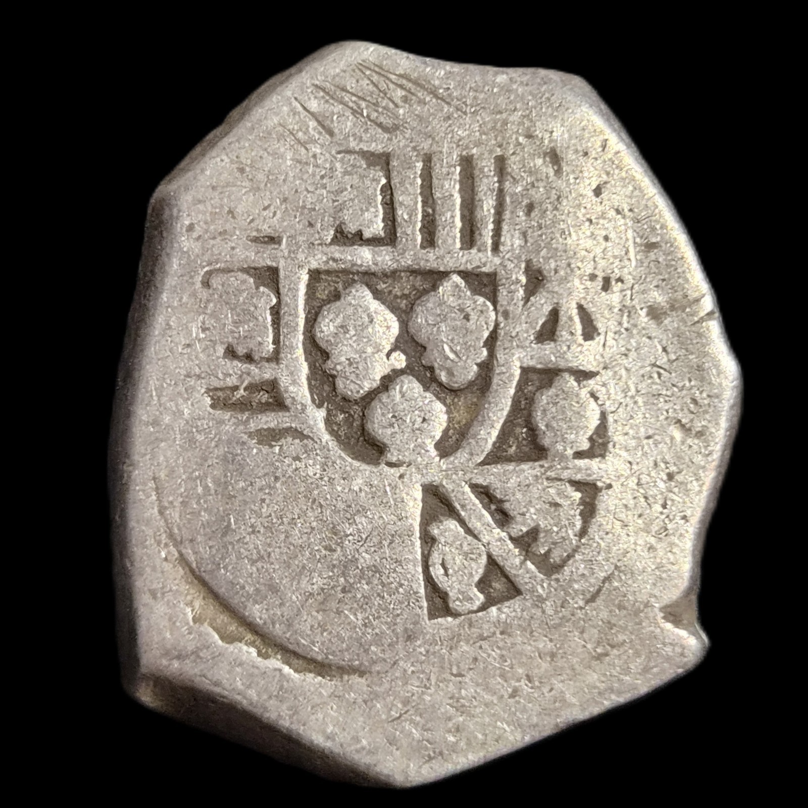 Mexico Spanish Colonial 4 Reales COB Philip V (13.24 gr) 1701-1733 VF - Image 2