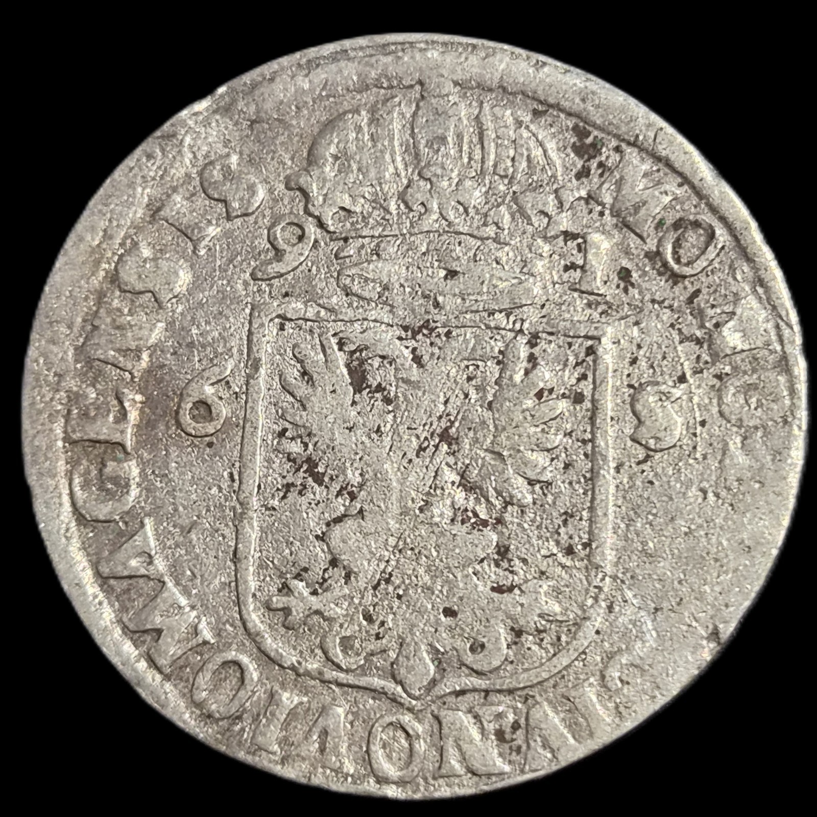 Netherlands Nijmegen 6 Stuiver Rijderschelling 1691 Fine - Image 2