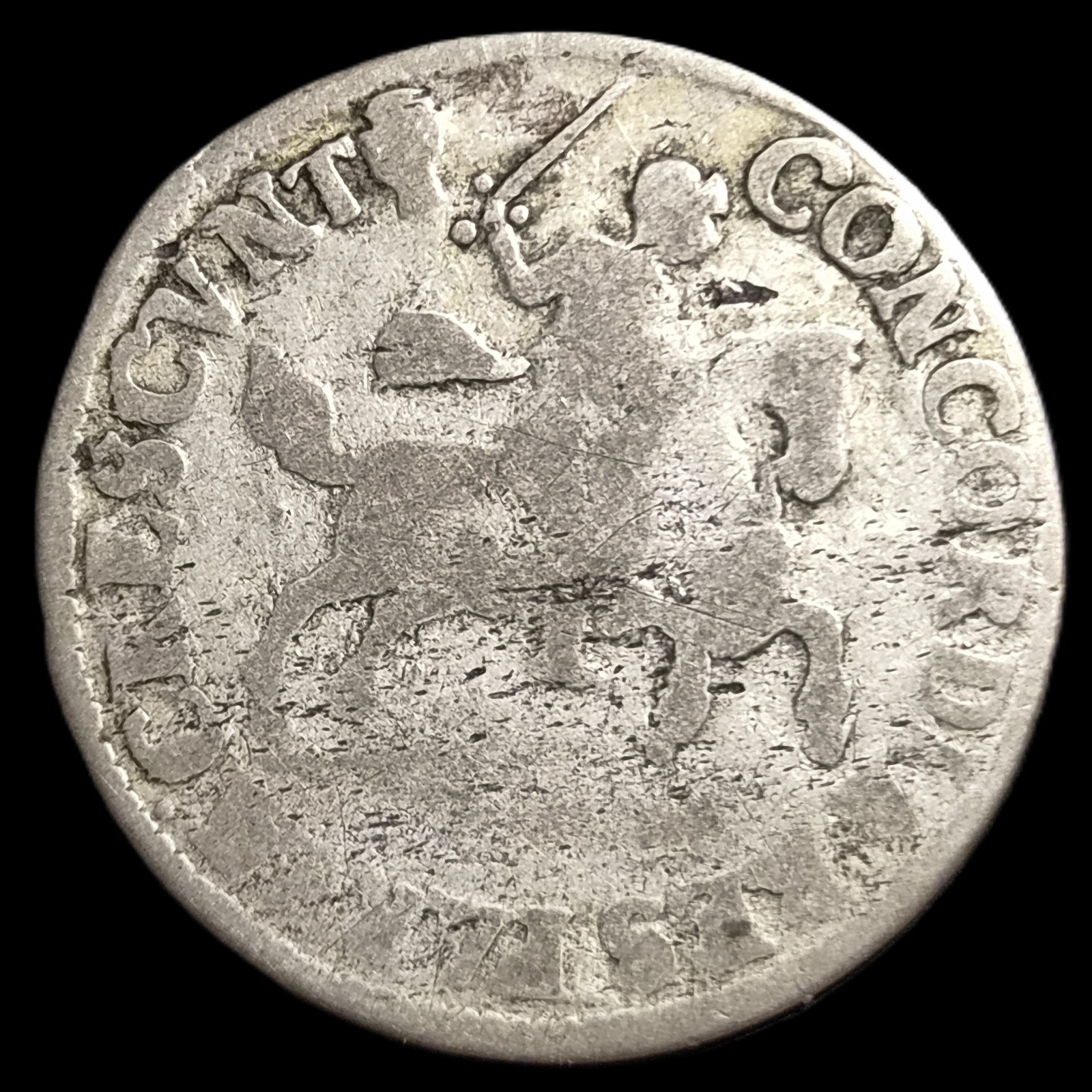 Netherlands Nijmegen 6 Stuiver Rijderschelling 1690 Fine