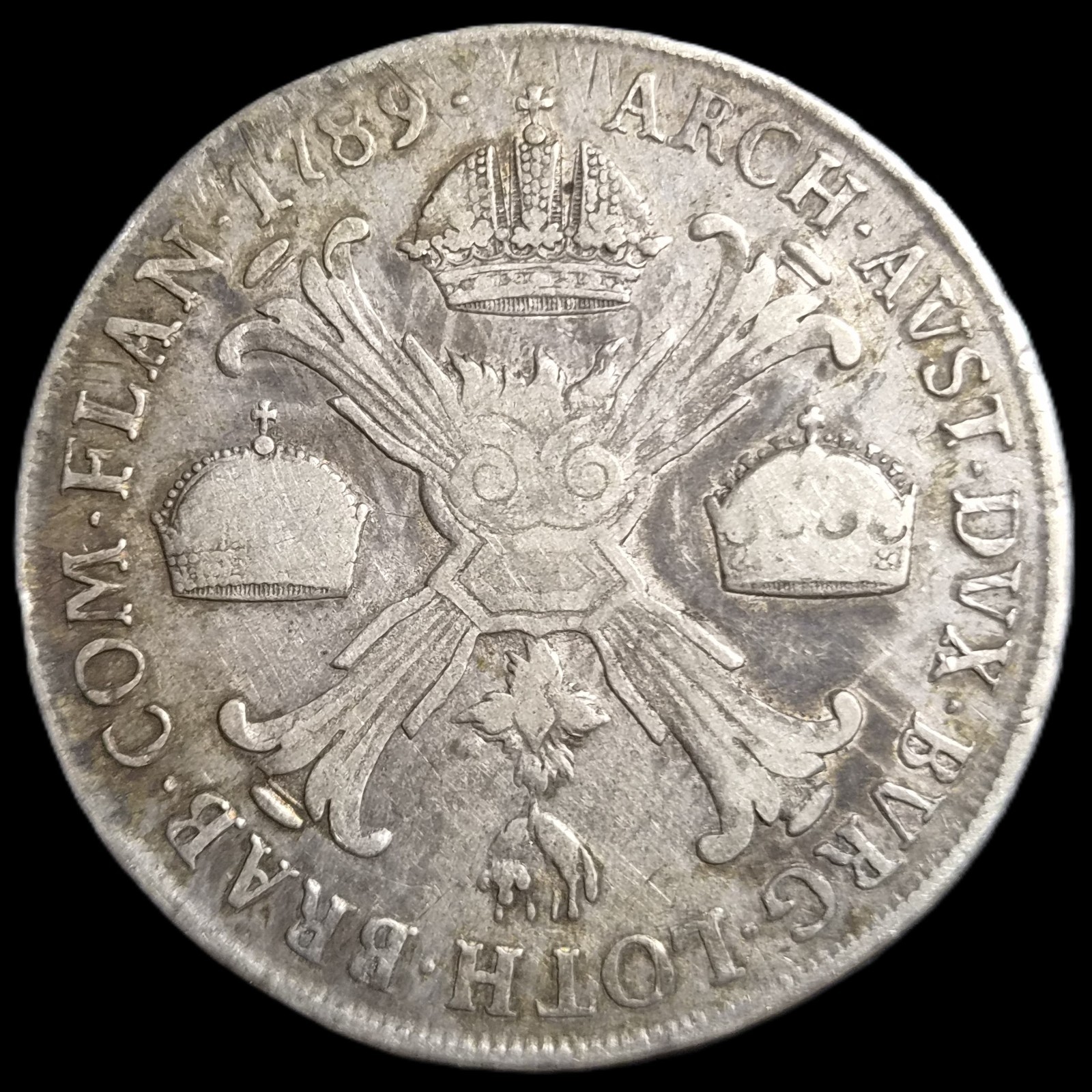 Netherlands Austria Couronne Kronenthaler Joseph II 1789 M VF - Image 2