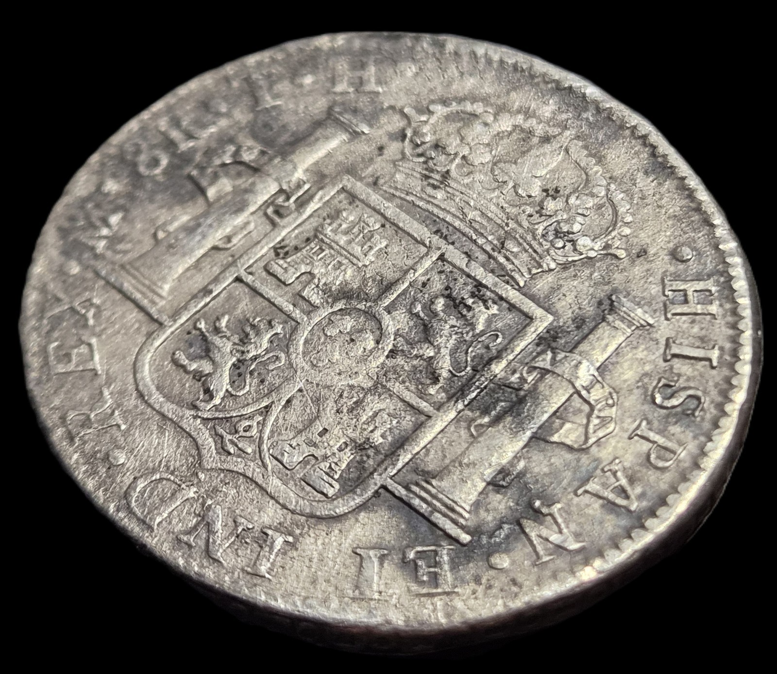 Mexico Spanish Colonial 8 Reales Carol Carolus IIII 1806 Mo TH Mexico City Mint - Image 4